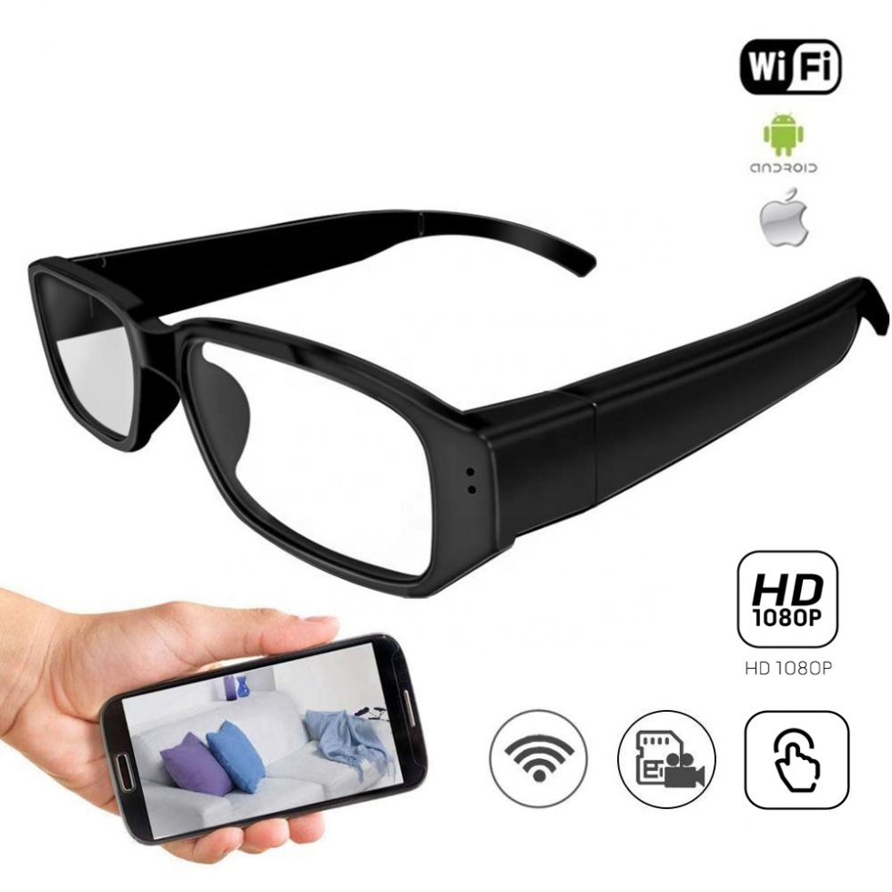 очки с камерой — шпионская камера в очках с Wi-Fi